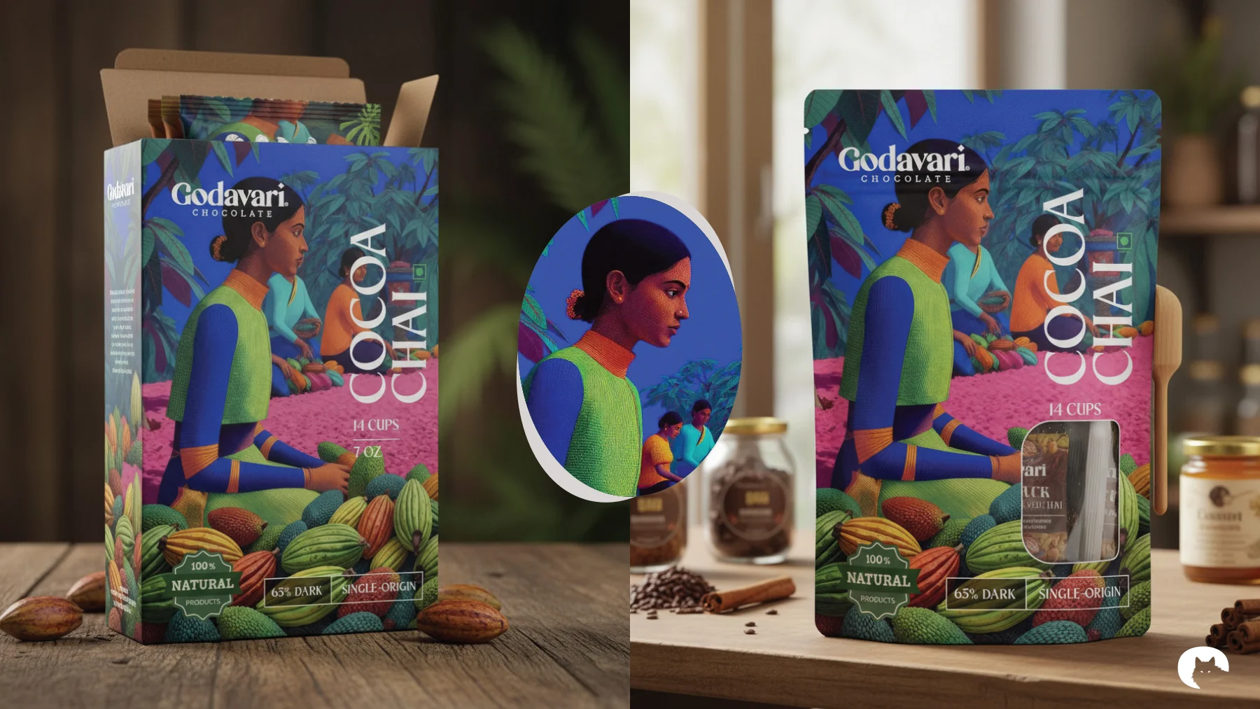 Cocoa Chai campaign artwork