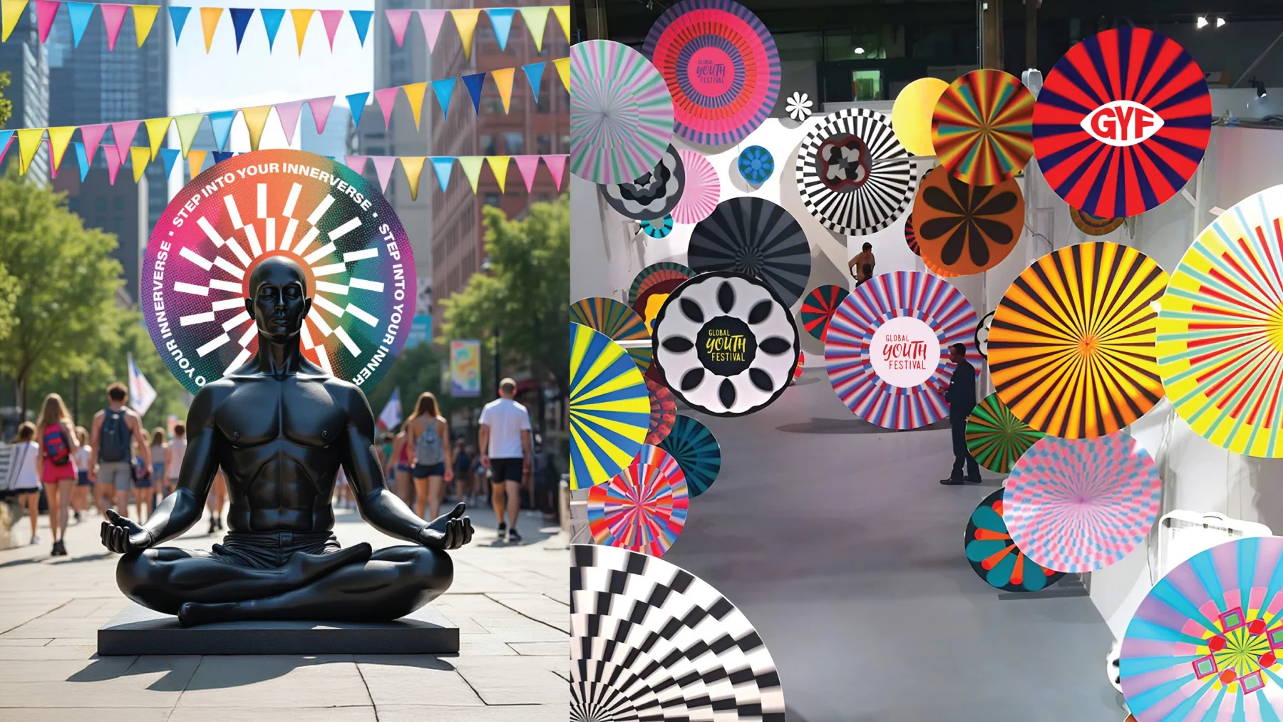 Global Youth Festival campaign artwork