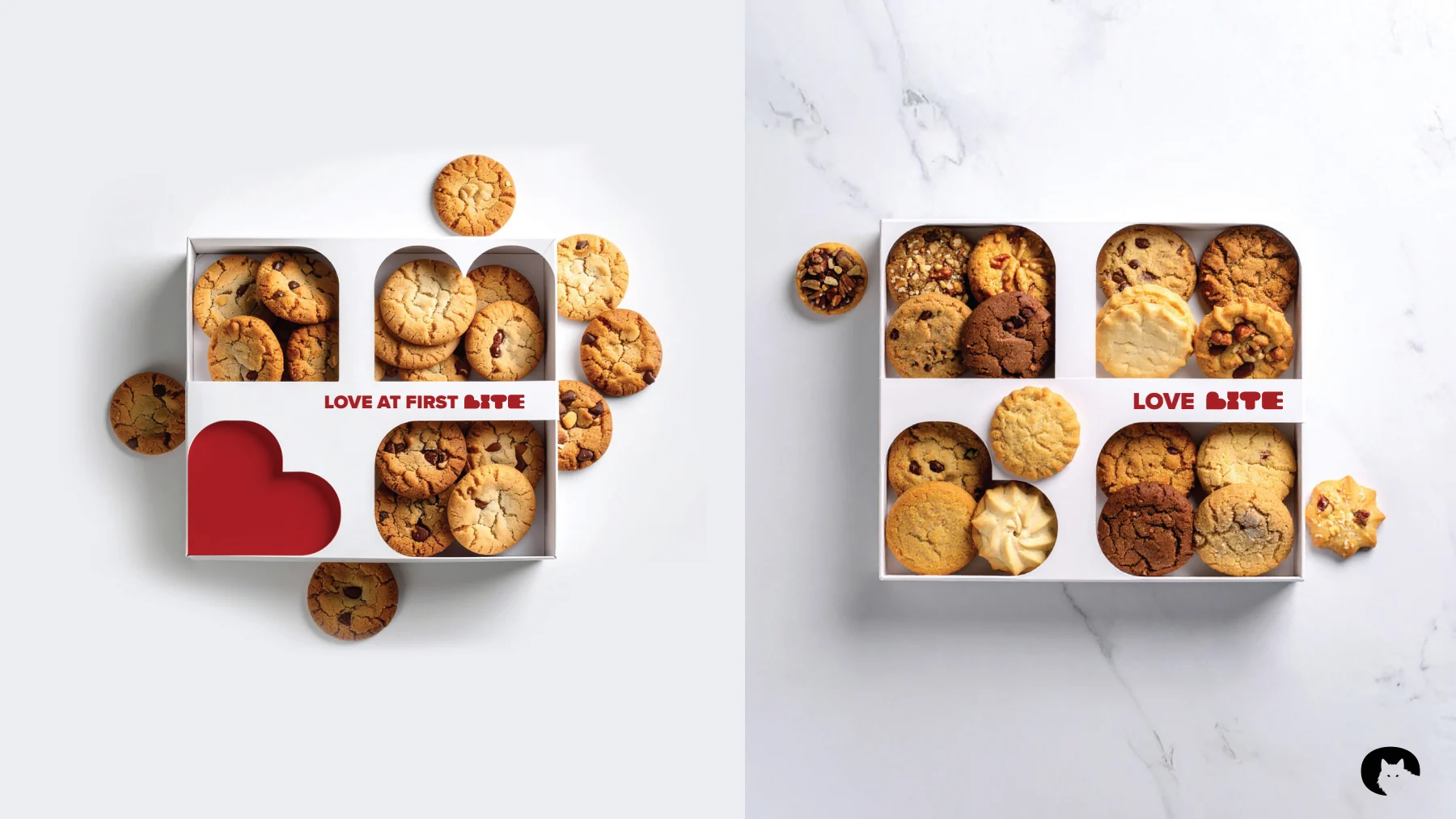 Navi Mumbai Baking Café: Bakery packaging with heart-shaped details