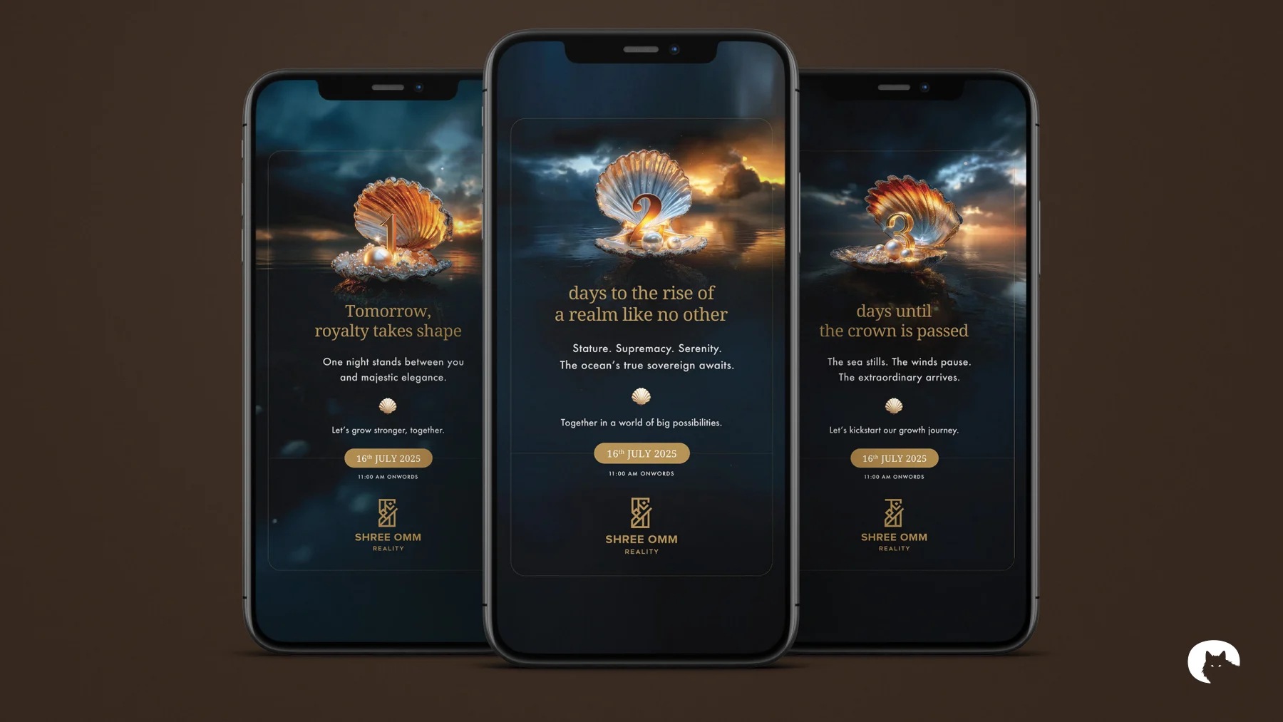 Shree Om Paradise: Digital campaign on mobile screens